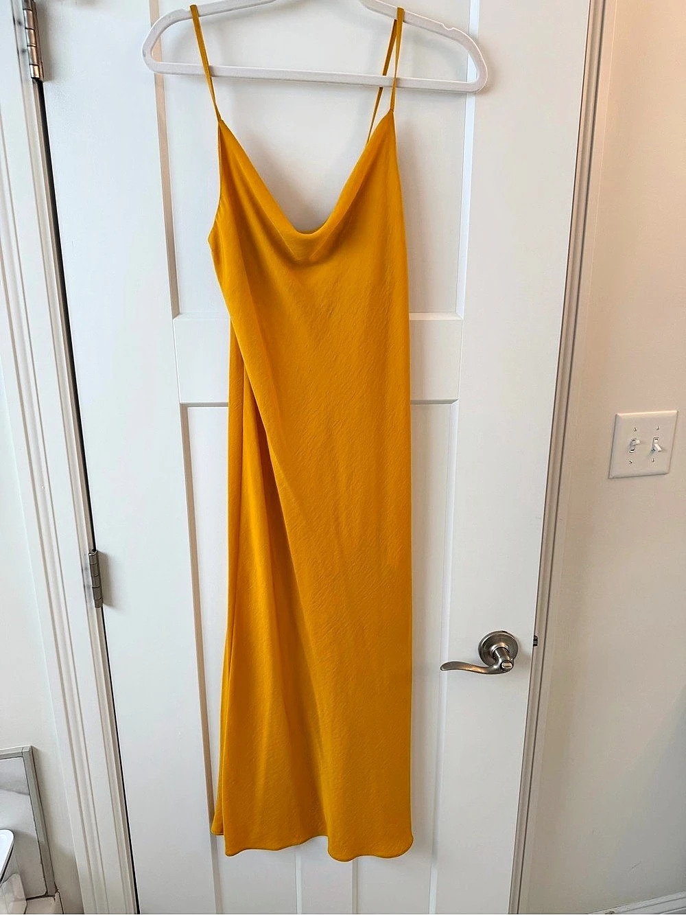 Yellow Maxi Slip Dress Like New